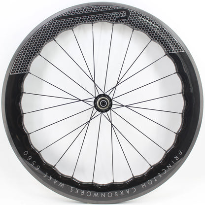 Newest 700C Road Bike UD Full Carbon Fibre wheelset Carbon Bicycle Wheelset clincher tubeless rims 65mm wave 25mm width V brake