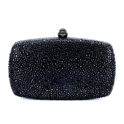 Evening Clutch Bags Green Bridal Clutches Bags Crystal Bridal Stones Purse Lady  Party Wedding Rhinestone Women Shoulder Handbag
