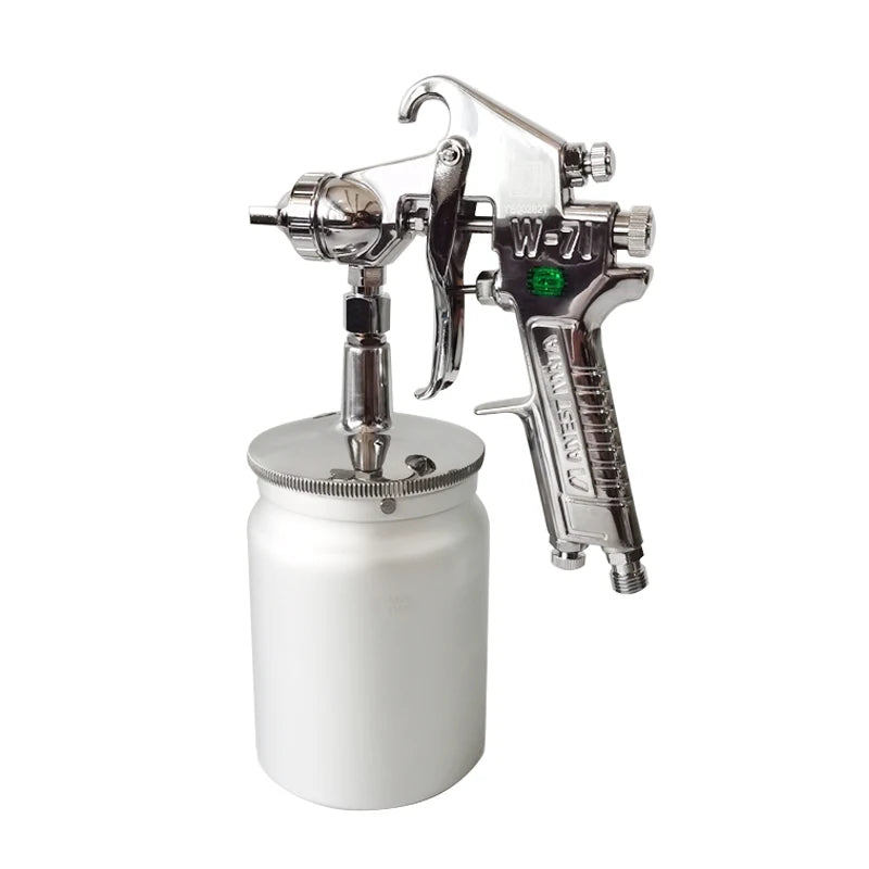 Original Authentic Iwata W-71S Lower Pot Paint Spray Gun High Atomization Fine Manual Spray Gun 1.0/1.31.5/1.8MM Caliber