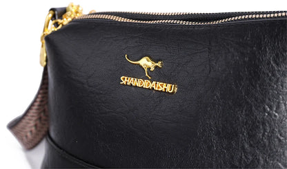 100% Cow Leather High Quality Handbag Purse Women Bag Trend Luxury Designer Shoulder Crossbody Sac Ladies Branded Fashion Totes