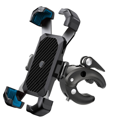 Bike Phone Holder 360° Adjustable Universal Bicycle Phone Holder for 4.7-7 Inch Mobile Phone Stand Shockproof Bracket GPS Clip