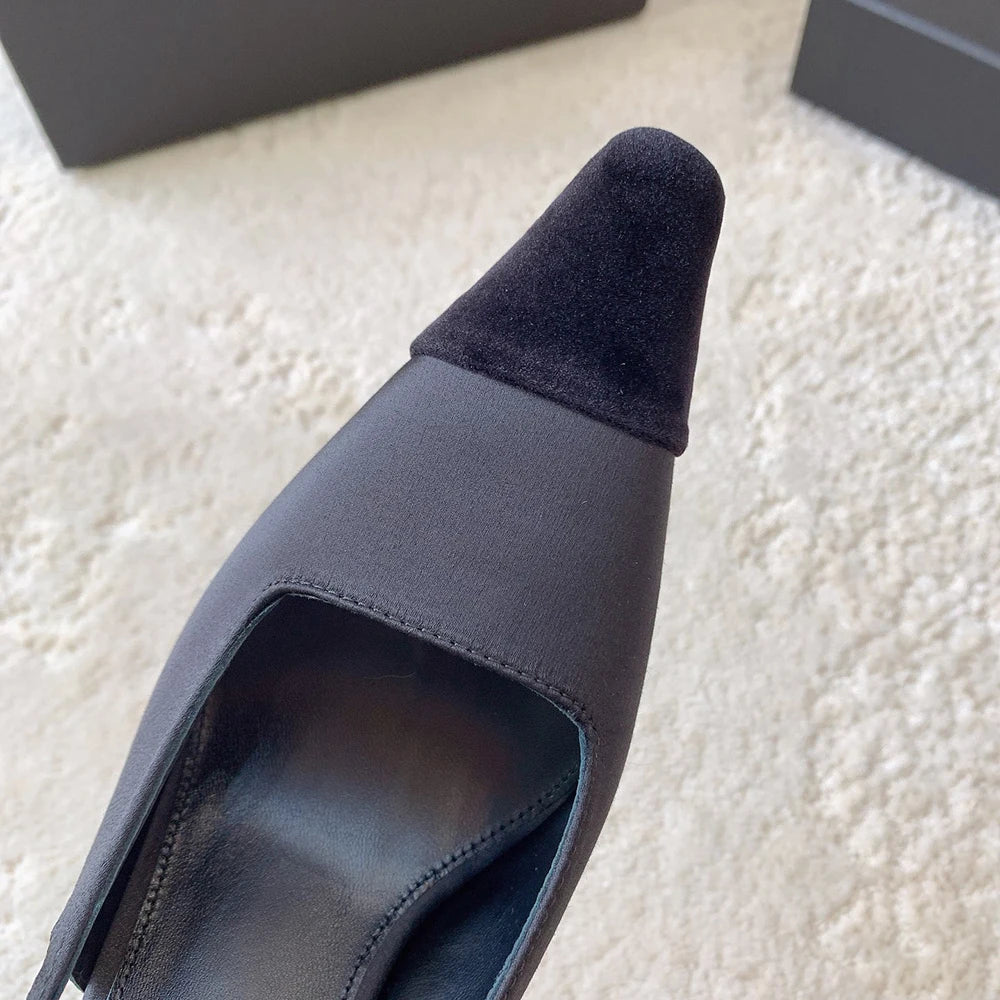 Women's sandals luxury Brand Shoes Woman 2026 trend Ankle Strap Summer Rivets High Heels Slippers Design Pointed Toe Sexy party