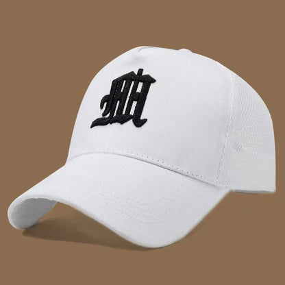 New Hat Men's Summer Thin High Top Baseball Cap Tide Big Head Fence Mesh Breathable Cap Sunscreen Sun Hat