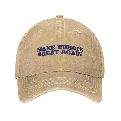 New Make Europe Great Again  Casual Baseball Cap For Couple Women Spring  Kpop Rock Hip Hop Hats Fashion Dropshipping Snapback C