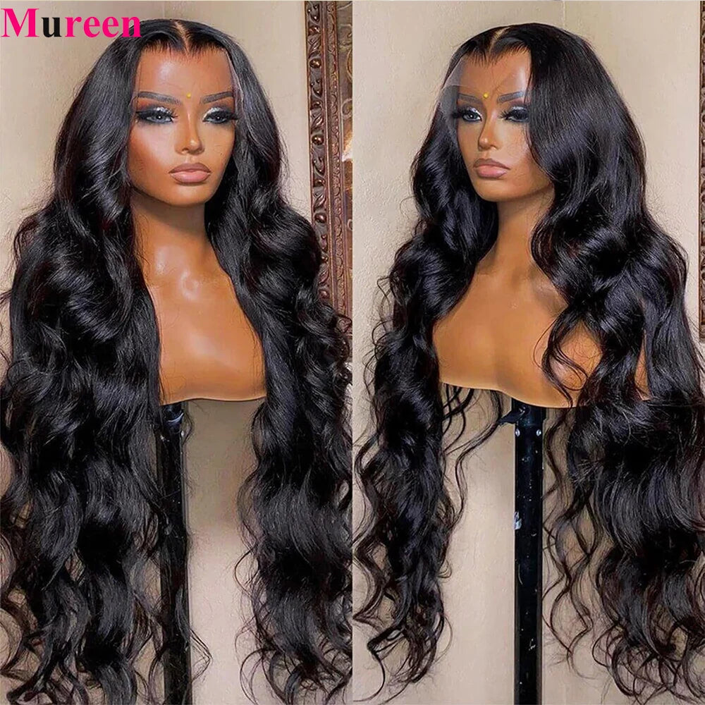 250% Density Long Body Wave 13x6 Lace Frontal Wig Human Hair For Women Pre Plucked 100% Human Hair Wigs 13X4 HD Lace Front Wig