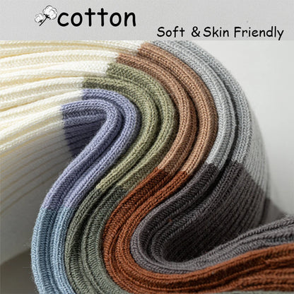 5 Pairs Men Cotton Ankle Socks Low Cut Breathable Comfortable Soft Thin Casual Sports Fashions Non-Slip Women Boat Short Socks