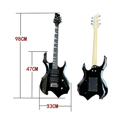 Electric Guitar with Speaker Amplifier Guitar Performance Special Set Alien Guitar Practice