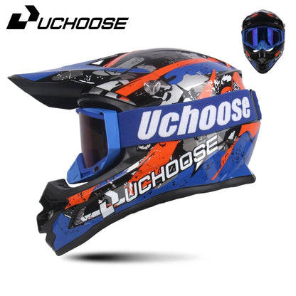 DOT Helmets Motocross Kask Cross Downhill Soporte Casco Off Road Helmet Racing Classic Motorcycle Original Enduro Goggles