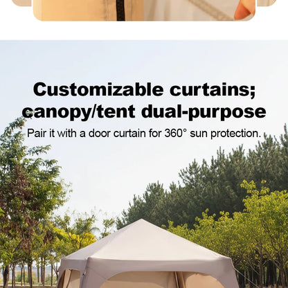 Sonuto Instant Setup Inflatable Tent, 3x3m Quick Inflation Air House Tent, Portable Easy Setup Large Camping Tent with Bag