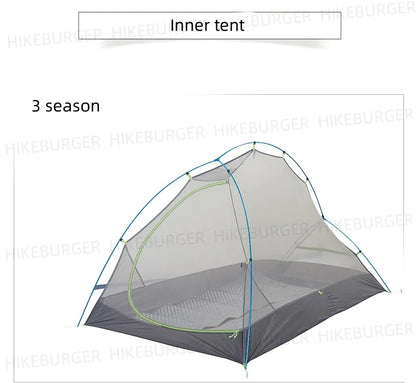 ASTA GEAR Yunque 10D Ultralight 1P Tent Outdoor Camping Fish Spine Waterproof Windproof Silicon Coating Trekking Tent