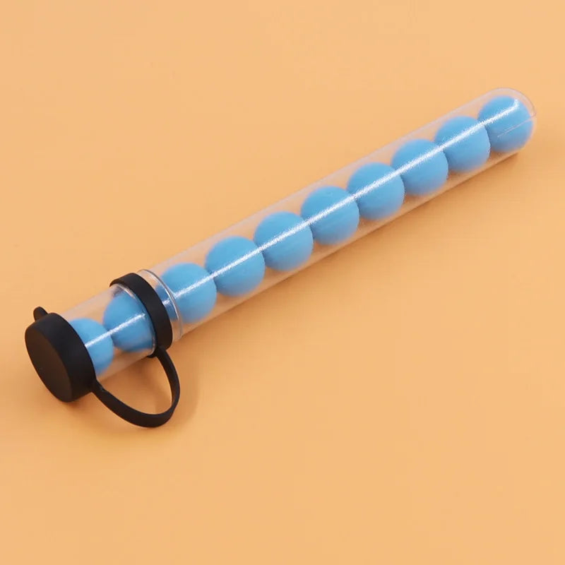 10pcs/Lot GREAT 10 Round Paintball Tube w/Lid - 10 Pack 0.68" Caliber PODS Speed Tubes