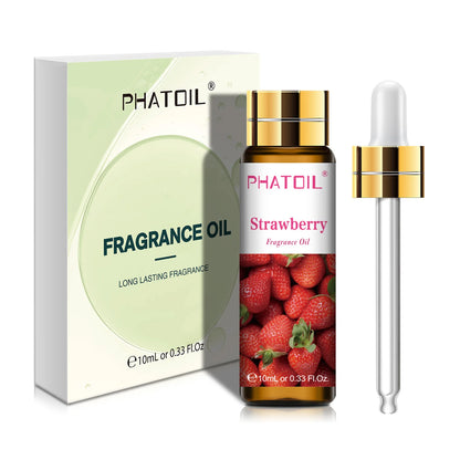 PHATOIL 1/3/9pcs 10ml Fruit Fragrance Oil Peach Strawberry Passion Fruit Cherry Mango Watermelon Apple Aroma Fragrance Oils