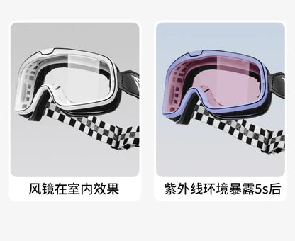Motowolf Motocross Goggles Photochromic Windproof UV Protection Riding Glasses Men Women Outdoor Motorcycle Dustproof Eyewear