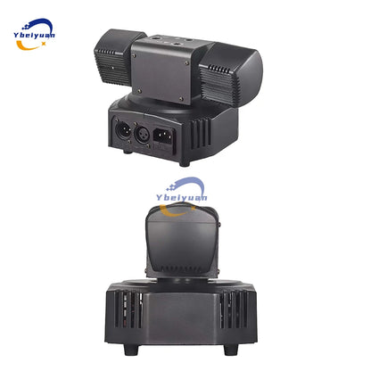 Ybeiyuan New LED Rotating Laser Beam Strobe 3-in-1 Disco Light DMX512 DJ Bar Club Party Wedding Christmas Effect Stage Light