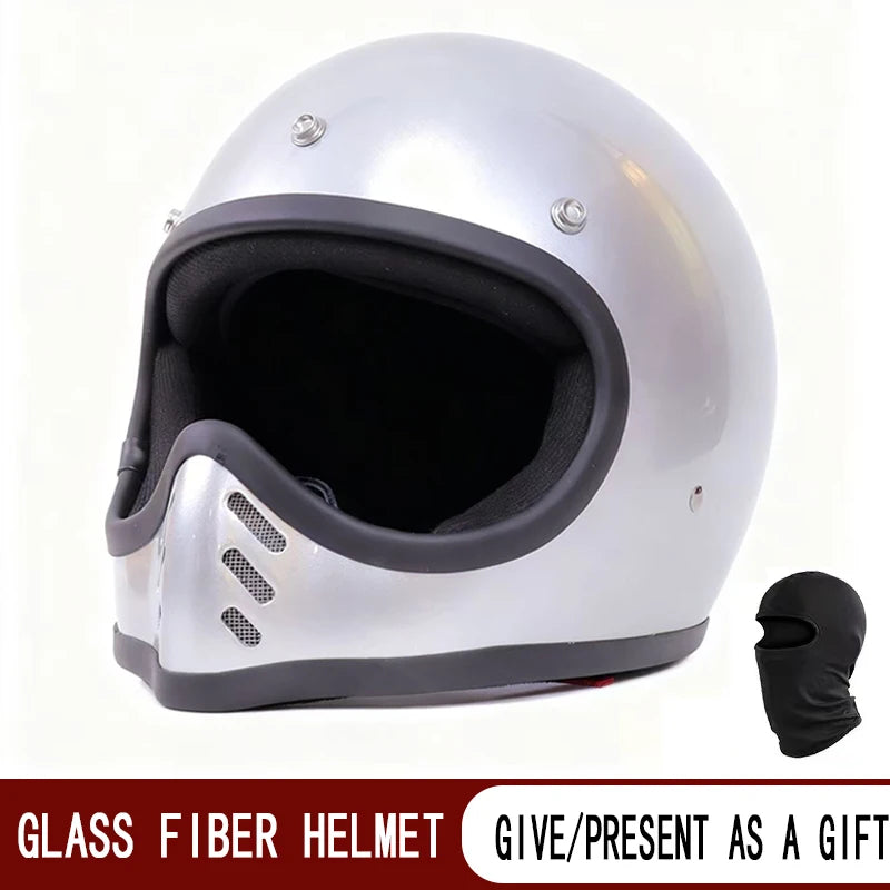 Motorcycle helmet Japanese pointy helmet retro cruise knight helmet motorcycle scooter FRP four seasons space helmet.