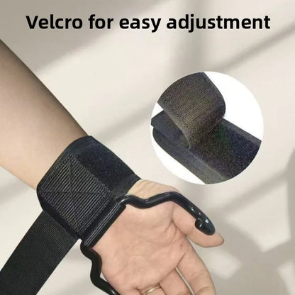 1 Pair Pull Up Assist Hooks Home Gym Stretching Aid for Deadlifts Non-Slip Workout Hooks Fitness Training Accessories