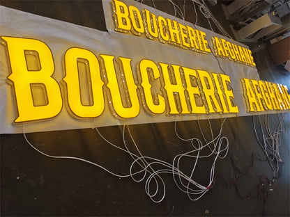 Custom Made Front Lit & Side Lit LED Channel Letters Signs Perforated Shop Signs Exterior Use