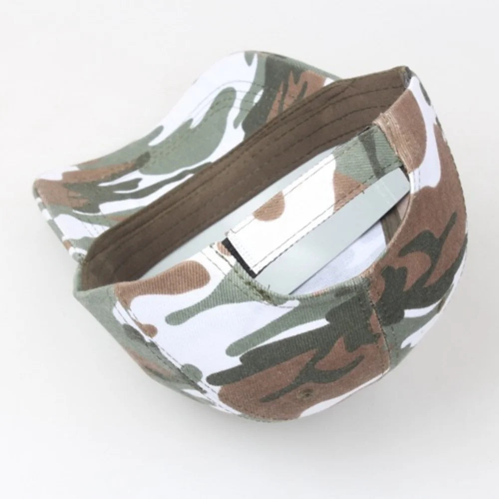 7 Colors Unisex Sports Summer Outdoor Sunscreen Hat Men Casual Cap Female Unisex Camouflage Hunting Fishing Hunting Baseball Cap