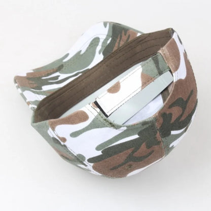 7 Colors Unisex Sports Summer Outdoor Sunscreen Hat Men Casual Cap Female Unisex Camouflage Hunting Fishing Hunting Baseball Cap