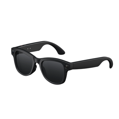 M02 AI Smart Glasses 8MP Camera Video Recording 100+Languages Translation Sunglasses Bluetooth Call Music Play with Charging Box