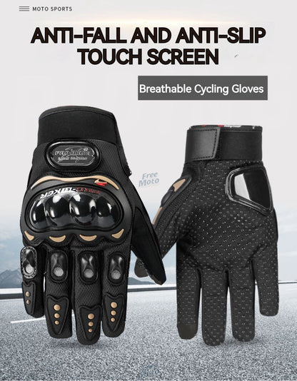Knight Motorcycle Racing Gloves Motorcross Motorbike Cycling Gloves with Protective gear for honda Kawasaki yamaha