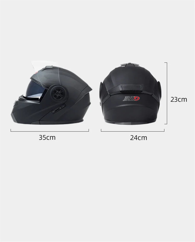 DOT Approved Personalised Flip Up Motorcycle Helmet For Men Women Safety Downhill Motocross Racing Modular Full Face Casco Moto
