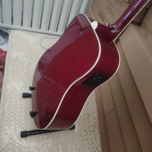 HOT! 41 inch/301EQ/folk guitar/solid spruce top/redwood fingerboard/20 sound columns/hummingbird acoustic electric guitar/