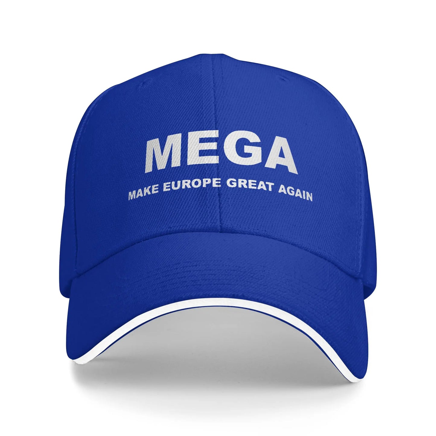 MEGA Make Europe Great Again Sun Baseball Cap Summer Women Men  Custom Trucker Hat Sun-Proof Casual Outdoor Sports Baseball Caps