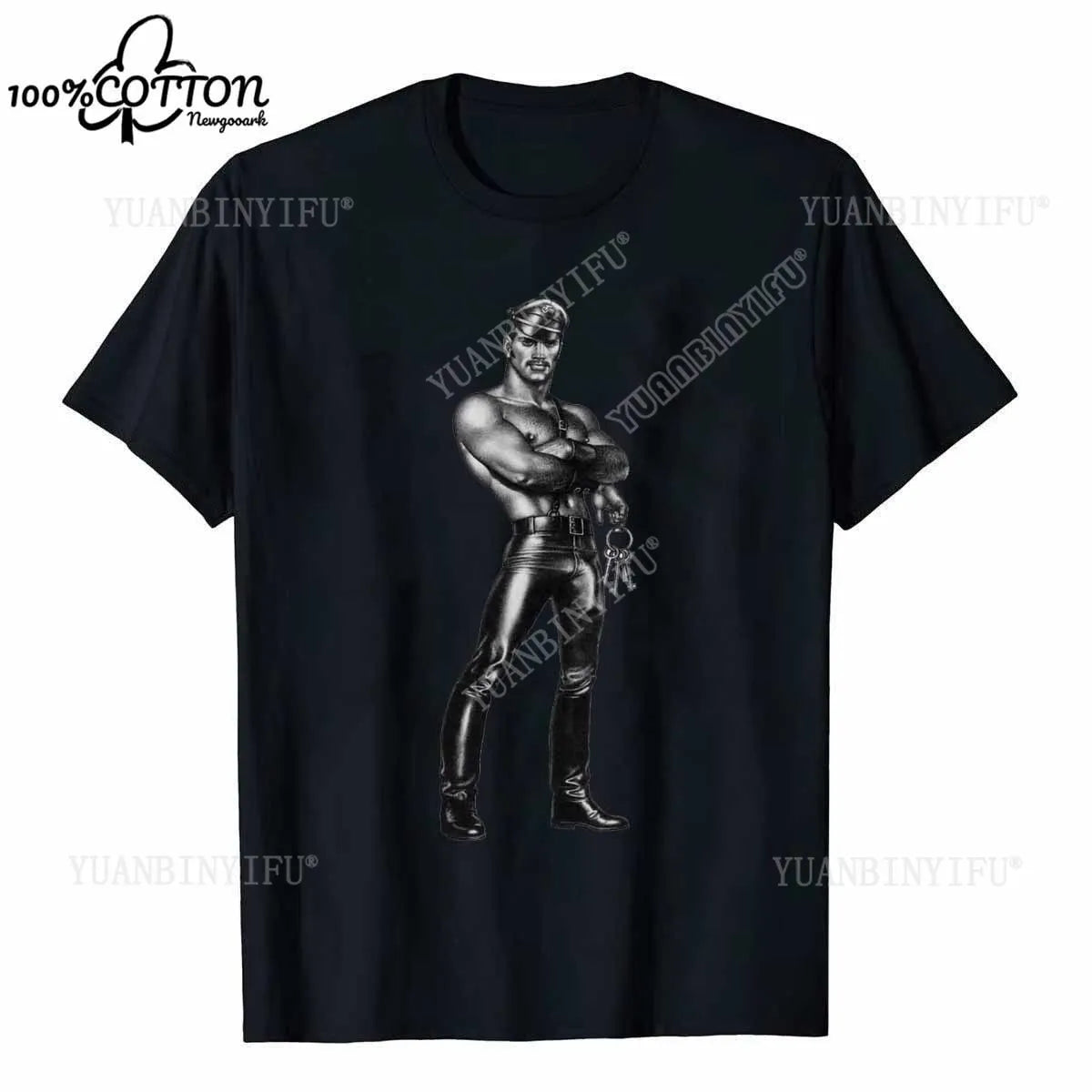 D LGBT GAY SCHWUL TOM OF FINLAND Casual pride cotton t shirt SAILOR MATROSE COPS KING Men Unisex tshirt Streetwear T-SHIRT