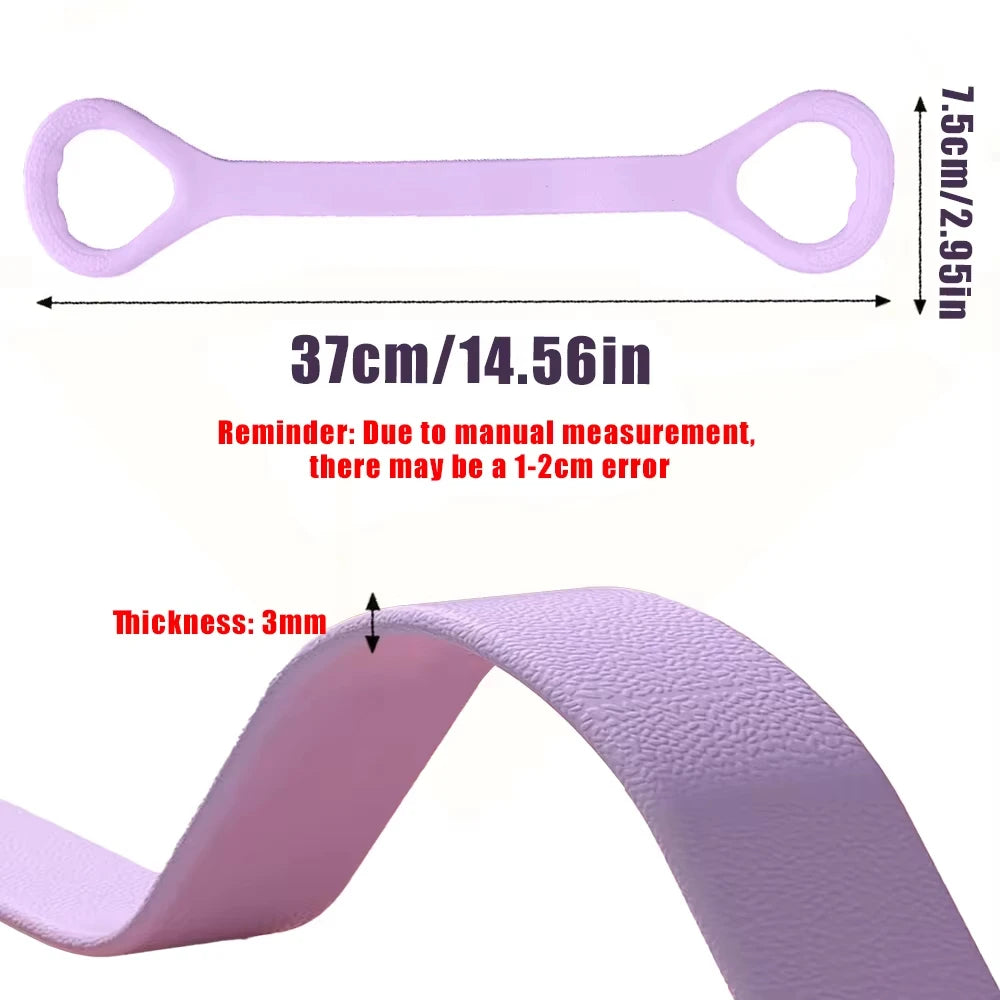 Fitness Workout Resistance Band Arm Back Shoulder Exercise Elastic Training Band Yoga Pilates Physical Therapy Equipment