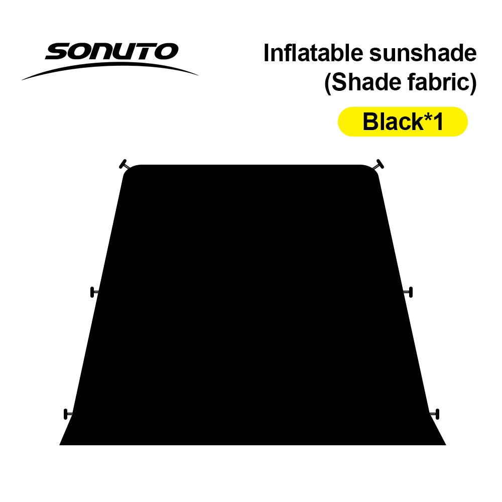 Sonuto Instant Setup Inflatable Tent, 3x3m Quick Inflation Air House Tent, Portable Easy Setup Large Camping Tent with Bag