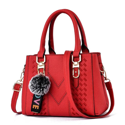 Fashionable Embroidered Large Capacity Women's Handbag Hot Sale Of The Season New Korean Style Handbag Shoulder Bag Tassel Penda