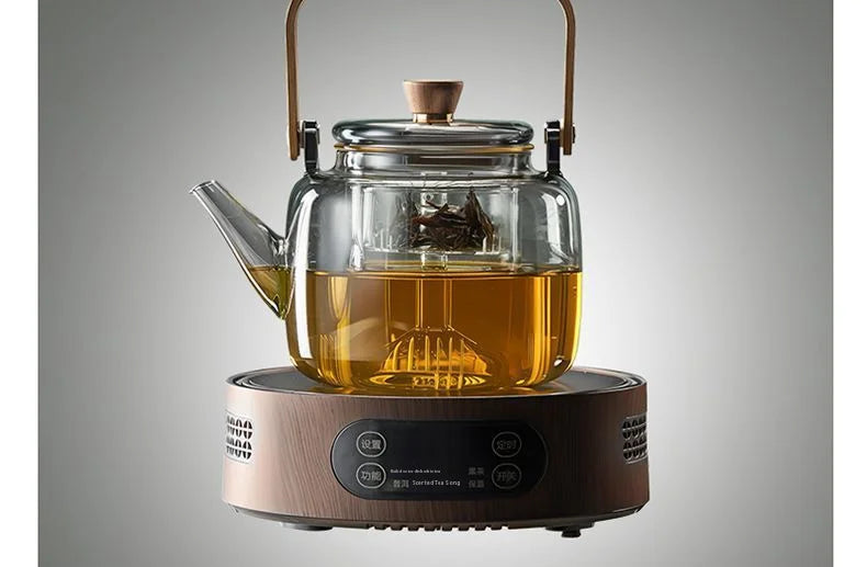 GIANXI Chinese Kung Fu Tea Set Glass Boiling Teapot Tea Water Separation High Temperature Tea Special Samovar Teapot Health Pot