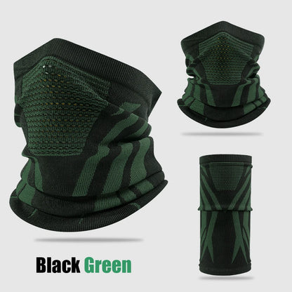 Windproof Warm Zebra Striped Face Mask/Scarf - Ideal for Motorcycle, Running, Skiing, Snowmobile - Winter Outdoor Protection