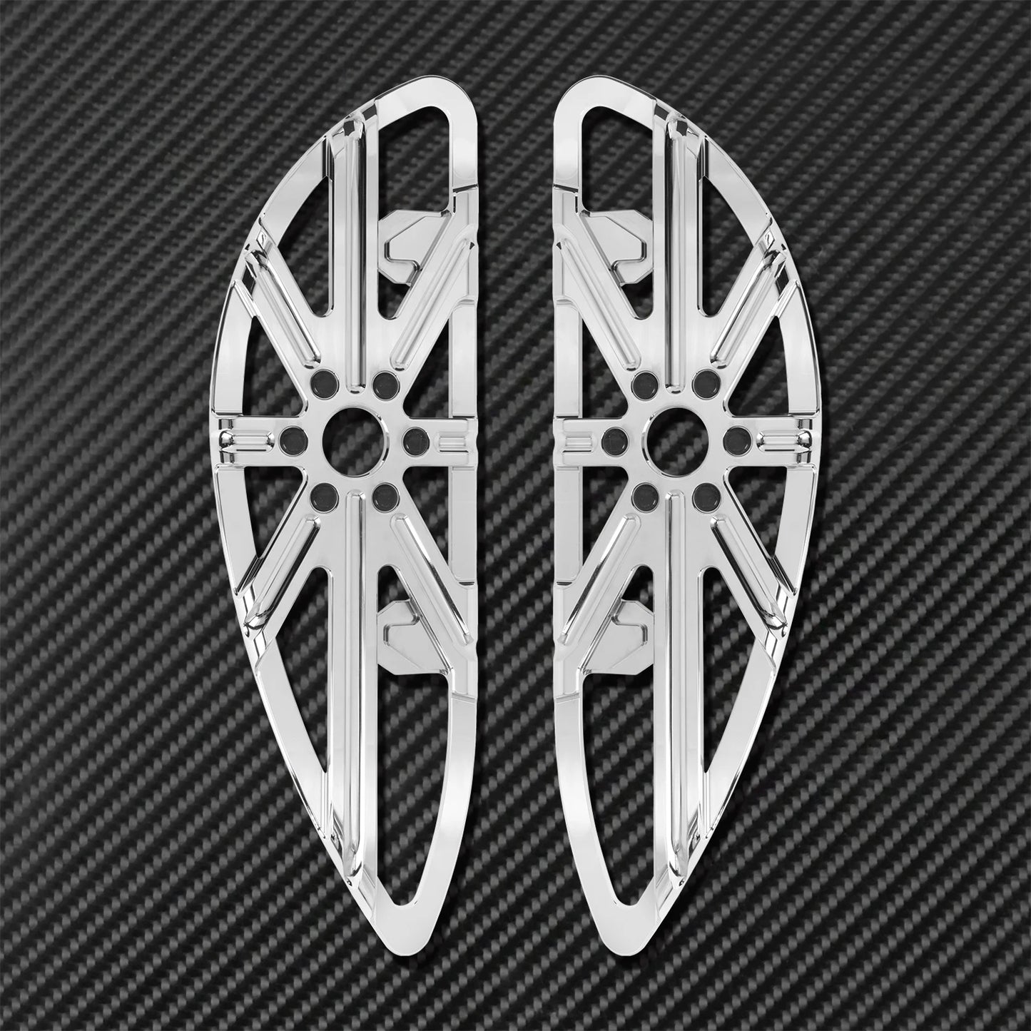 Motorcycle Floorboard Front Rear Footrest Driver Footpeg Passenger Pedal For Harley Touring Electra Street Glide Dyna Softail FL