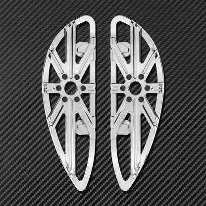 Motorcycle Floorboard Front Rear Footrest Driver Footpeg Passenger Pedal For Harley Touring Electra Street Glide Dyna Softail FL
