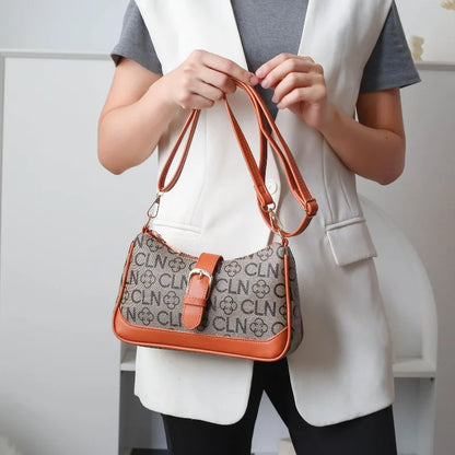 High Quality Women's PU Bag  with Large Capacity Shoulder Bag Mobile Phone Bag Casual Crossbody Casual Simple Vintage Bag Purses