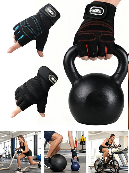 Gym Gloves Fitness Weight Lifting Gloves Body Building Training Sports Exercise Cycling Sport Workout Glove for Men Women