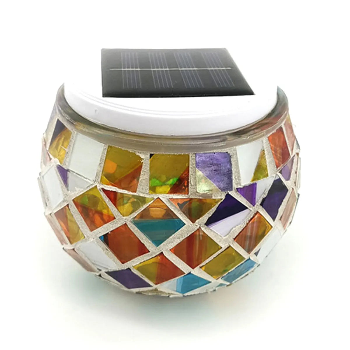 Mosaic LED Solar Hollow Light Lawn Lamp Outdoors Waterproof Outdoor Solar Lawn Light Colorful Changing Yard Balcony Lamps 2023