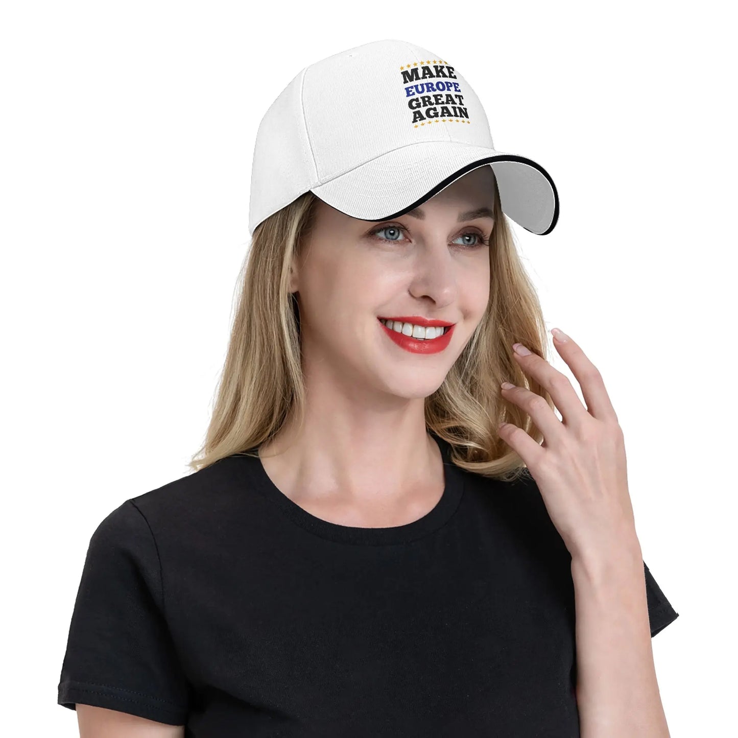MEGA Make Europe Great Again Sun Baseball Cap Summer Women Men   Trucker Hat Breathable Stylish Hiking Fishing Baseball Caps