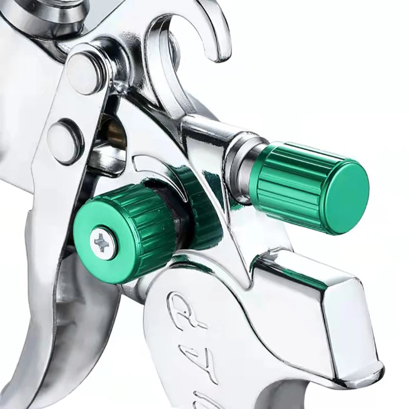 HVLP Spray Gun Adjustable Metal Atomizing Spray Gun for Painting Aerograph Cars Tool Flow Control Sprayer Paint Airbrush Set