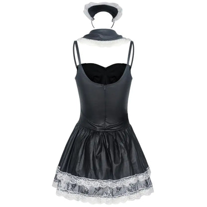 Sexy Servant Costumes Late Night French Maid Cosplay Costume For Halloween Women's Exotic Lolita Dress
