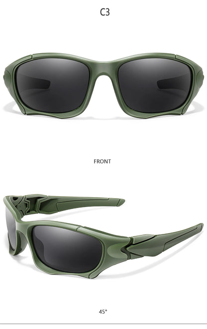 Polarized Sunglasses for Men Women Classic Camouflage Shades with UV Protection for Outdoor Driving Cycling Hiking Fishing