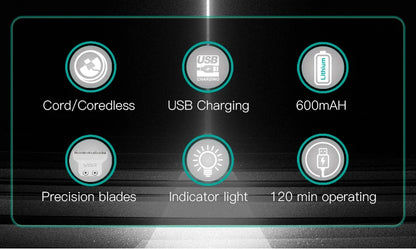 VGR Hair Trimmer Professional Hair Clipper Wireless Hair Cutting Machine Electric Zero Cutting Machine Trimmer for Men V-071