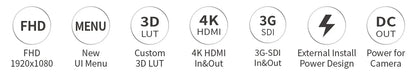 FEELWORLD FW568S 6 Inch 1920X1080 IPS FHD LCD Panel On Camera Field  Monitor 3G SDI 4KHDMI Input Output  for Youtube Gimbal Rig