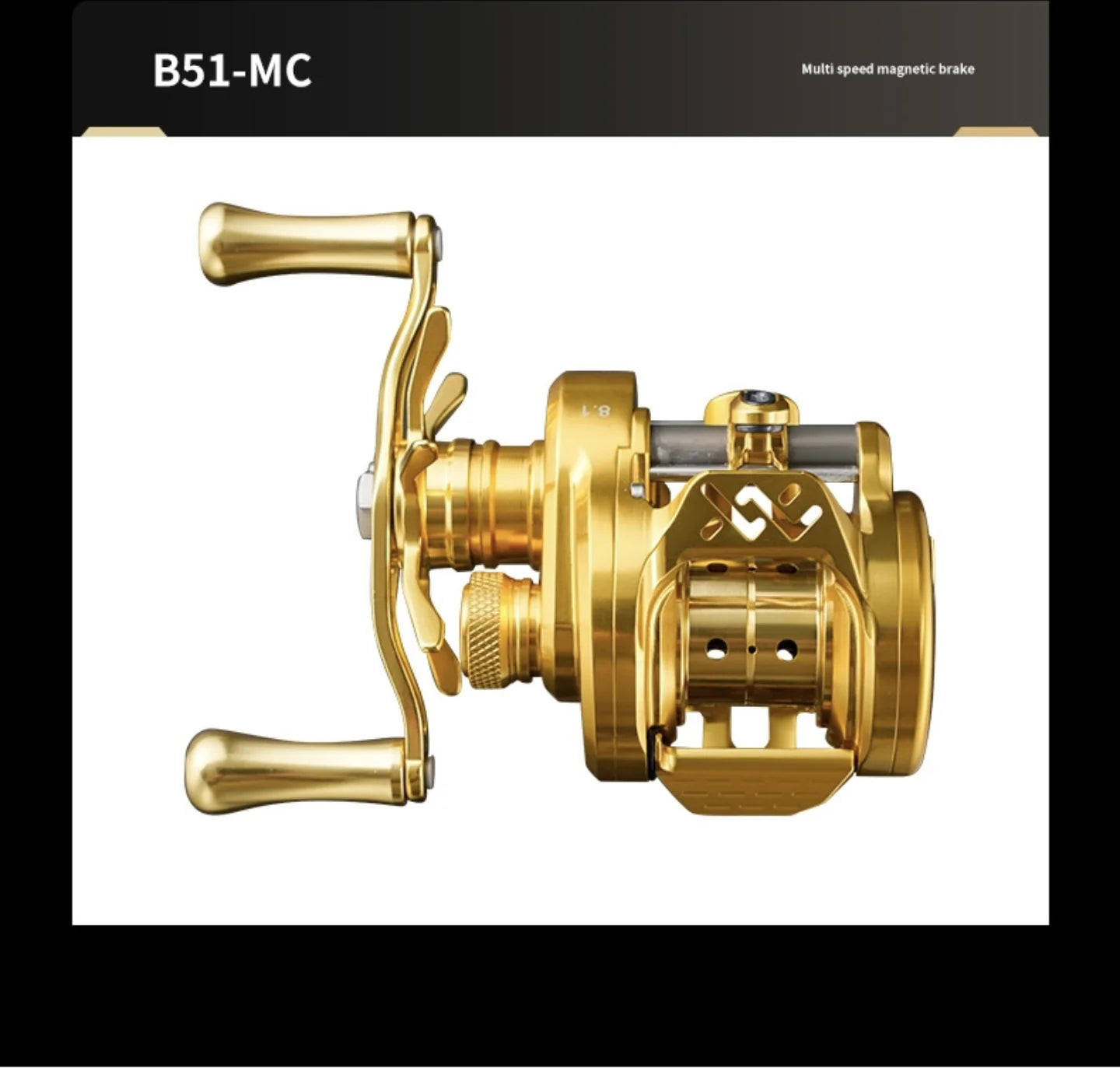 Takizawa Longze B51mc BFS Baitcasting Reel Ultralight Magnetic Drum Reel Full Metal Cnc Micro Object Baitcaster Fishing Reel Gea