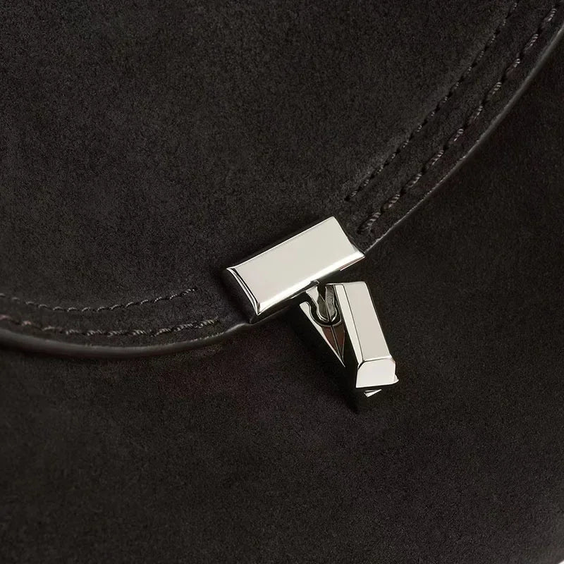 High Quality Messenger Bag 2025 New Large-capacity Fashion Light Luxury Niche Cowhide One-shoulder Commuter Female Bag