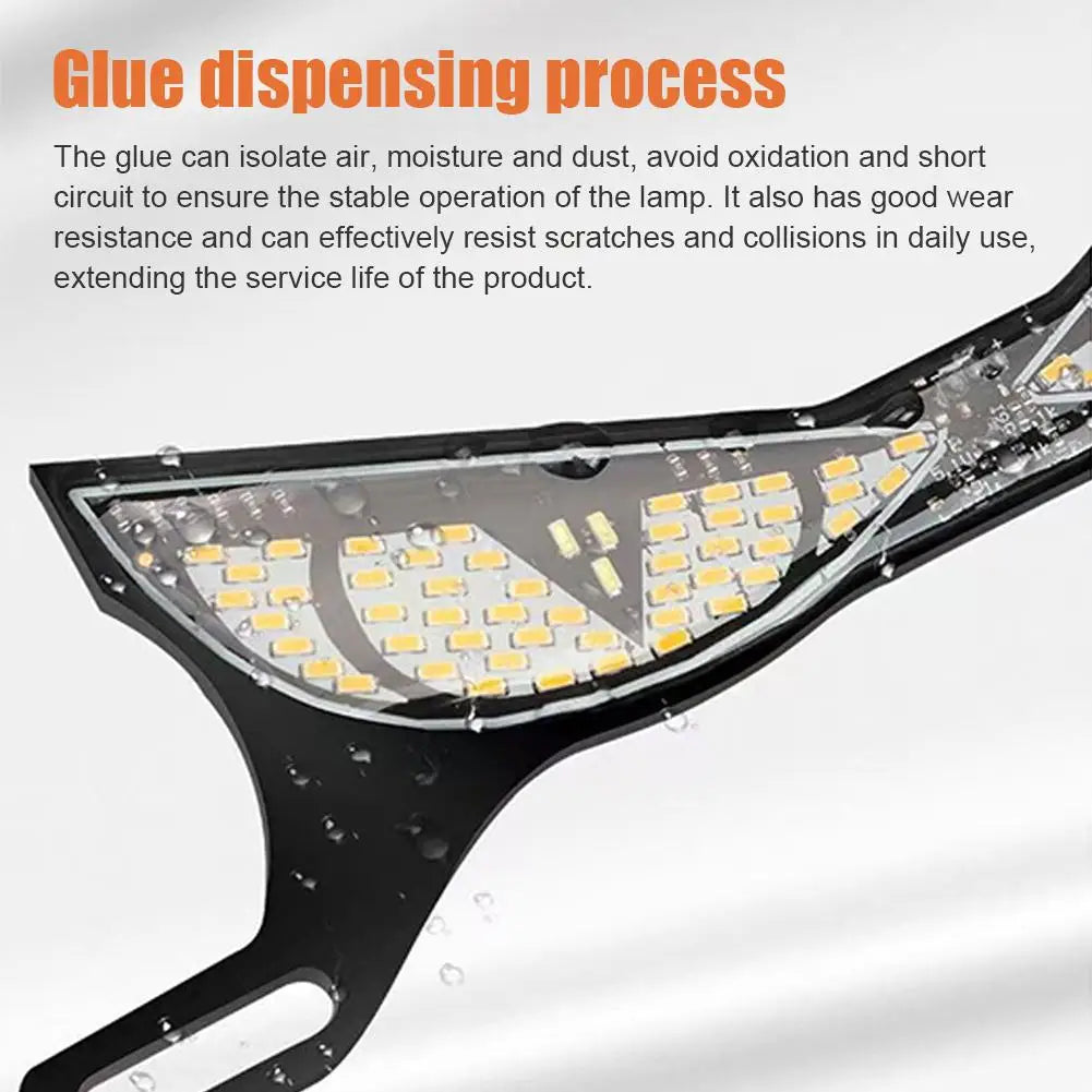 Motorcycle LED License Plate Decorative Lights Snake Eye Rear Tail Light Strobe Flashing Electric Motorcycle Modified Accessory