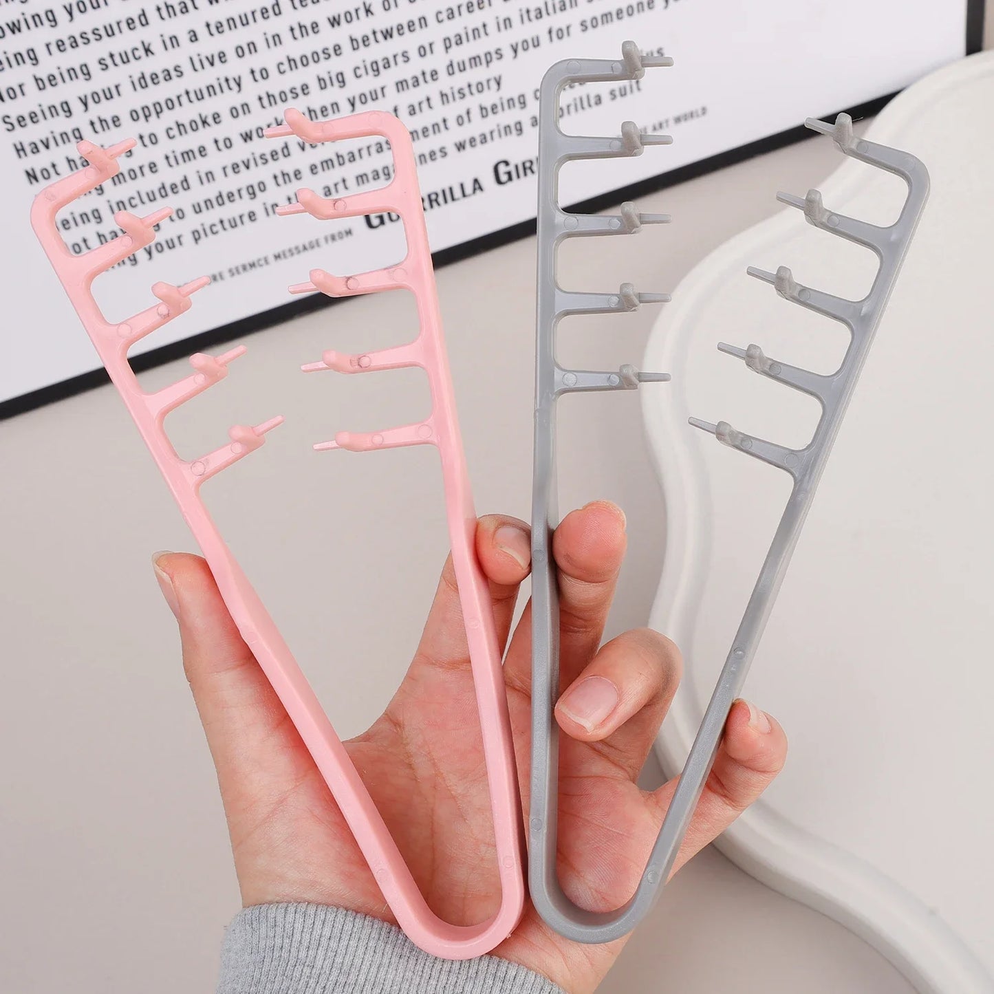 Hair Styling Comb Curling Tools Hairstyling Types Fluffy Texture Bangs Seam Covering Roots Hair Combs