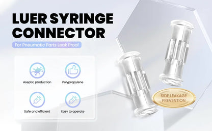 Individual Package PP Sterile Syringe Connector 20/50/100/500/1000 Pcs Female Luer Lock Disposable
